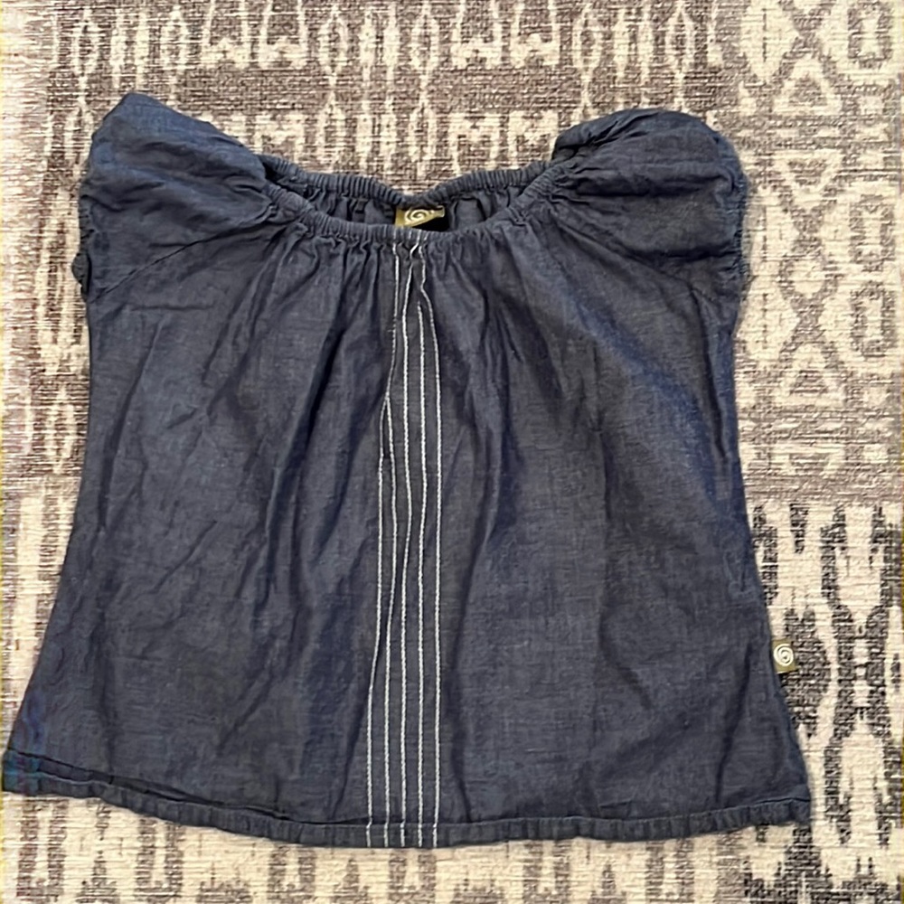 Nui organic cotton tunic top 4 Embroidered